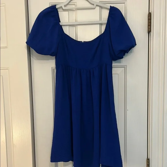 alterd state blue dress Altar'd State Sofia Strapless Midi Dress NWT – Our Sunshine Boutique main image 0